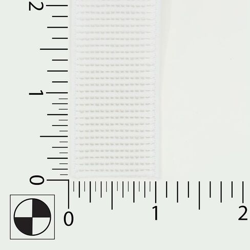 Dritz Ribbed Non-Roll Woven Inch by 1-Yard, White Elastic (Pack of 2) in Kuwait