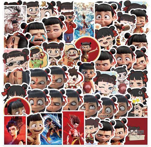 Cute Squishmallows Stickers 50 Pack Cartoon Animal Aesthetic Sticker Decals for Kids Grils Boys Teens Stickers for Kindle Water Bottle Notebooks in Saudi Arabia
