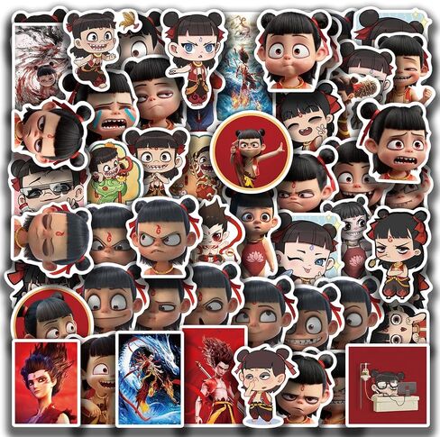 Cute Squishmallows Stickers 50 Pack Cartoon Animal Aesthetic Sticker Decals for Kids Grils Boys Teens Stickers for Kindle Water Bottle Notebooks in Saudi Arabia