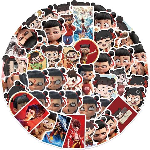 Cute Squishmallows Stickers 50 Pack Cartoon Animal Aesthetic Sticker Decals for Kids Grils Boys Teens Stickers for Kindle Water Bottle Notebooks in Saudi Arabia