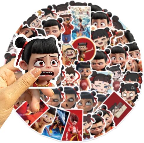 Cute Squishmallows Stickers 50 Pack Cartoon Animal Aesthetic Sticker Decals for Kids Grils Boys Teens Stickers for Kindle Water Bottle Notebooks in Saudi Arabia