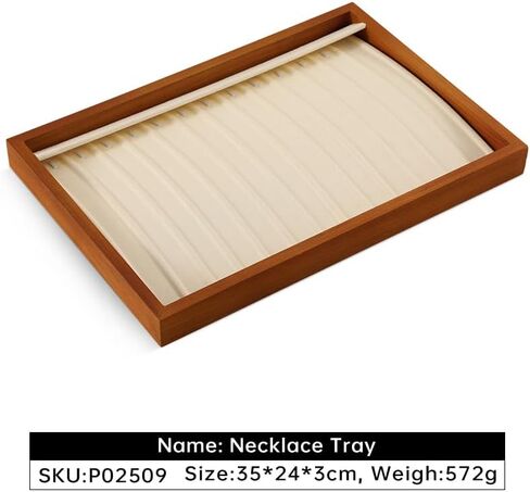 علبة تخزين الحلقة ، صينية حلقة خشبية للمجوهرات ، منظم دراسات الحلق الأسود ، منظم درج المجوهرات الممتاز in Kuwait