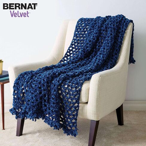 Bernat Baby Velvet BB غزل أبيض ثلجي - 2 حزمة من 300 جم/10.5 أوقية - 100 ٪ بوليستر - #4 الصوفي (المتوسط) - 492 ياردة - الحياكة/الكروشيه in Kuwait
