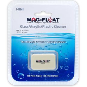 Mag-Float Large Glass Floating Algae Scraper 350 w/Scraper Blade Attachement | Magfloat Magnetic Fish Tank Cleaner | Magnet Scrubber Brush Cleaning Tool for Aquarium