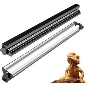 8W T5 10.0 UVB Reptile Flight Fixture 12 "-ضوء UVB عالي الإخراج UVB للتنين الملتحي والسلاحف والثعابين-مصباح UVB مضغوط للزواحف الصحراوية والاستوائية (UVB 10.0-Desert ، 12inch-8W)