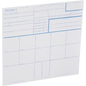 بطاقة بصمة FD -258 - Blue ، 250 Pack (Blue ، 250)