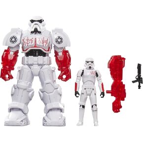Star Wars Epic World of Action Stormtrooper Mech Force Suit ، بدلة ميكانيكية 6.5 بوصة وشخصية عمل 4 بوصة ، ألعاب للبنين والبنات الذين تتراوح أعمارهم بين 4+