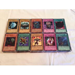 500 بطاقات yugioh متنوعة بما في ذلك بطاقات نادرة ونادرة ونادر