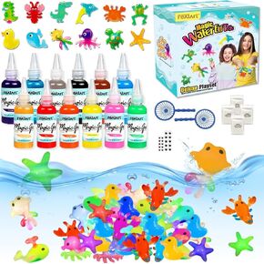 Realart Magic Water Elf Toy Kit Aqua Fairy Water Gel Kit for Kids (12 Color