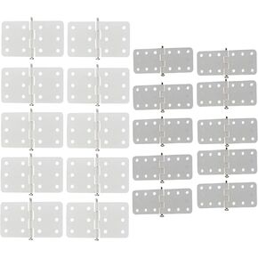 2 Sizes RC Airplane Nylon Hinges Model Replacement Parts Airplane Fixed Wing Set of 20