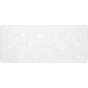 HARFINGTON Earrings Silicone Molding Resin Jewelry Casting Molding Fridge Magnet Mould for DIY Gem Pendant Earring Necklace Jewelry Making Keychain, Mini Gem