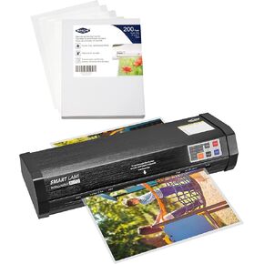 SINCHI Auto-Sense Laminator & 3 Mil 200 Pack Laminating Sheets