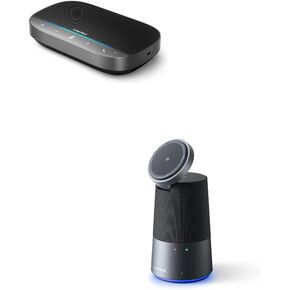 مكبر صوت ankerwork SR500 S600 All-in-واحد ، مكبر صوت Bluetooth مع الميكروفون ، QI2 15W الشحن اللاسلكي ، إلغاء ضوضاء الذكاء الاصطناع