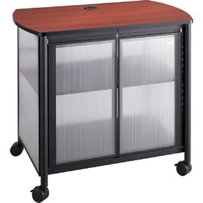 Safco Impromptu Mobile Print Stand 1857gr ، Gray ، 200 رطل. القدرة ، التصميم المعاصر ، عجلات الدوران