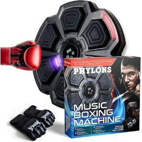 Smart Music Boxing Machine, Boxing Machine Wall Mounted Music, Boxing Trainer at Home Workout Equipment, Electronic Boxing Gear for Training - Musical Boxing Games & Gym Fitness Boxing Equipment