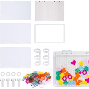 غطاء الموثق A5 ، واقي قذيفة محمول قابلة لإعادة التعبئة ، وغطاء DIY Quicks و Cover Acrylic Binder ، ومخطط الأوراق فضفاضة لمسجل الميزانية مذكرات دفتر المذكرات