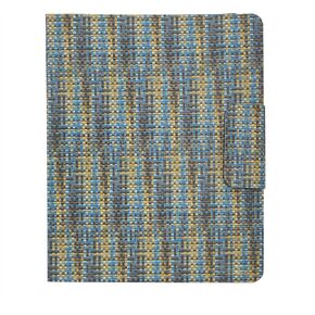 Pixel Style Portfolio Whiteboard Padfolio مع حقيبة مستندات موسعة ، حقيبة محفظة منظم أعمال الموثق المكونة من 3 حلقات (بالأبيض والأسود)