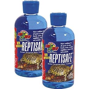 حديقة الحيوان ميد reptisafe الفوري تيارى مكيف المياه 8.75 fl. أوز. (حزمة 2)
