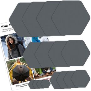 Down Jacket Repair Patches, Self Adhesive Nylon Repair Patch, Pre-Cut Waterproof Repair Patches for Down Jackets Coats Clothing Tents Sleeping Bags, Green 8pcs