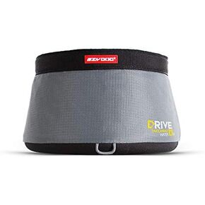 Ezydog Drive Takeaway Water Bowl - تصميم دليل التسرب وينهار بشكل مسطح لسهولة التخزين (الماء ، 1 لتر)