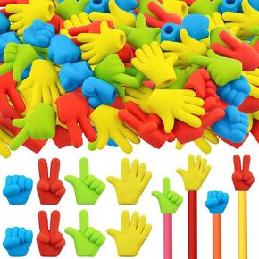 30 PCS قطرات القلم رصاص قبعات أعلى للأطفال مضحك قلم رصاص القلم الرصاص أعلى محور السنجاب محور القبعات ثلاثية الأبعاد للأطفال والطلاب والمعلمين