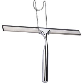 All Purpose Stainless Steel Squeegee for Glass Shower Doors, Car Window, Home Mirrors, Bathroom Cleaner Wiper Accessory