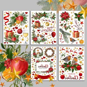 Decoupage Paper Pack (15 ورقة 8 "X11") هدايا عيد الميلاد تكوين Hanataba Vintage Art Deco على غرار الصور الفلكي لرسالة Decoupage و Scrapbooking