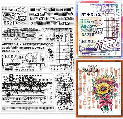 GLOBLELAND Ink Dot Background Clear Stamps for DIY Scrapbooking Broken Glass Background Silicone Stamp Seals Cracks Background Stamp for Cards Making Photo Album Journal Decoration 8.27×5.83inch in Saudi Arabia