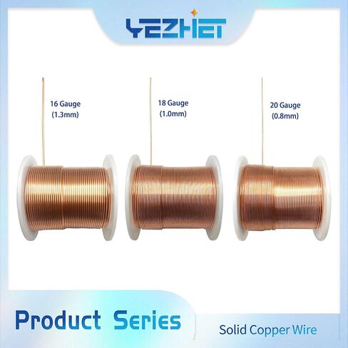 10 Gauge Soft Soild Copper Wire, 34 ft 1LB Spool, 99.9% Pure for Electroculture Gardening, Jewelry Making, Beading, Science Projects (10GA) in Saudi Arabia