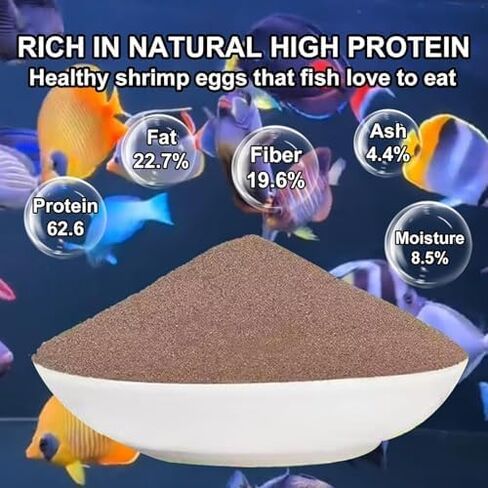 Bubble Magus Brine Shrimp Eggs for Aquatic Foods Artemia Cysts of 90% Hatch Rate Fish Food (0.5 OZ, Brine Shrimp Eggs) in Kuwait
