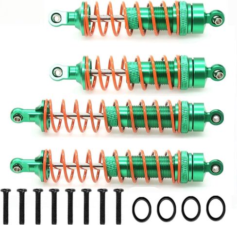 Aluminum Shocks Absorber Upgrades Parts for Arrma Senton 4X4 Granite 4X4 Bigrock 4X4 Vorteks 4X4 Typhon 4X4 RC Crawler,Front Rear RC Shocks Damper Big Bore 1/10 Hops Up Parts #AR330550 AR330551(Blue) in Saudi Arabia