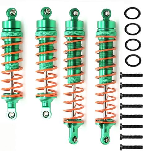 Aluminum Shocks Absorber Upgrades Parts for Arrma Senton 4X4 Granite 4X4 Bigrock 4X4 Vorteks 4X4 Typhon 4X4 RC Crawler,Front Rear RC Shocks Damper Big Bore 1/10 Hops Up Parts #AR330550 AR330551(Blue) in Saudi Arabia