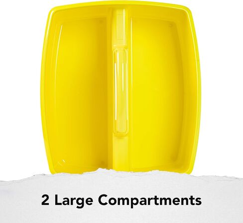 Storex 2-Compartment Large Craft Caddy – Multipurpose Classroom Organizer with Handle, Teal, 1-Pack (00959C06C) in Saudi Arabia