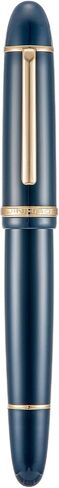 Jinhao X159 Dark Blue Fountain Pen # 8 Fine Point Gold Trim Smooth Writing Instrument with Converter in Saudi Arabia