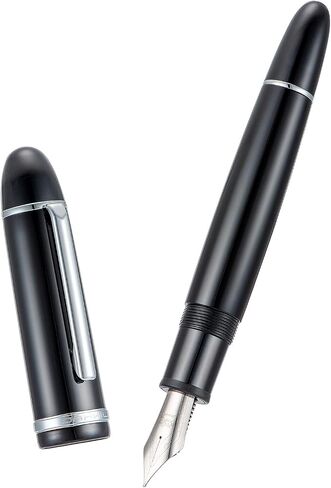 Jinhao X159 Dark Blue Fountain Pen # 8 Fine Point Gold Trim Smooth Writing Instrument with Converter in Saudi Arabia