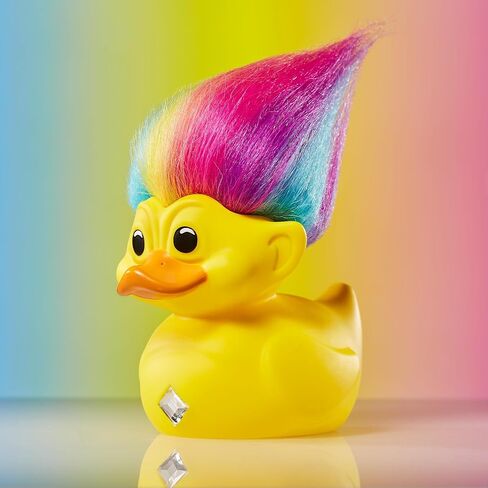 TUBBZ Boxed Edition Rainbow Troll Collectible Vinyl Rubber Duck Figure - Official Trolls Merchandise - Fantasy Nostalgia Movies, TV & Games in Kuwait