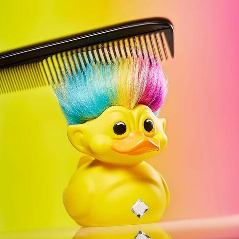 TUBBZ Boxed Edition Rainbow Troll Collectible Vinyl Rubber Duck Figure - Official Trolls Merchandise - Fantasy Nostalgia Movies, TV & Games in Kuwait