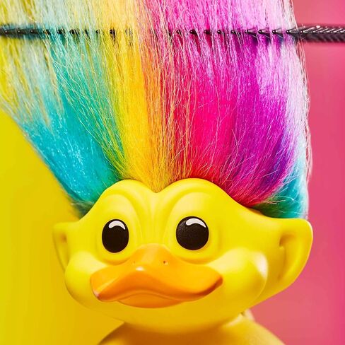 TUBBZ Boxed Edition Rainbow Troll Collectible Vinyl Rubber Duck Figure - Official Trolls Merchandise - Fantasy Nostalgia Movies, TV & Games in Kuwait