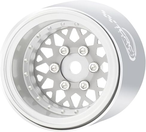 4PCS Deep Dish Grade 5 Titanium Wheel Face 1.0 Inch Beadlock Wheels Hubs for 1/24 Axial SCX24 TRX4M FCX24 Redcat Ascent-18 HPI Venture18 1/18 RC Crawler Car Upgrade Parts in Saudi Arabia