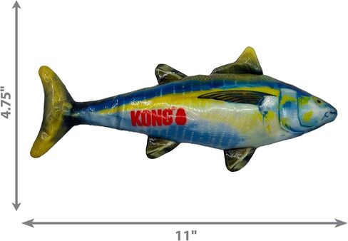 لعبة الكلب الكلب على شكل أسماك Kong Wild Shield للسلالات المتوسطة (التونة) in Kuwait