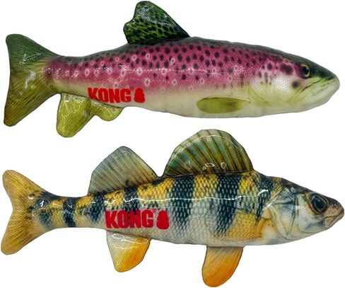 لعبة الكلب الكلب على شكل أسماك Kong Wild Shield للسلالات المتوسطة (التونة) in Kuwait