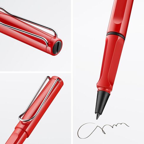 Lamy safari aquasky - Rollerball Pen with ergonomic grip & line width M - for pleasant long writing - made of robust ASA plastic - including rollerball refill M 63 in black in Saudi Arabia