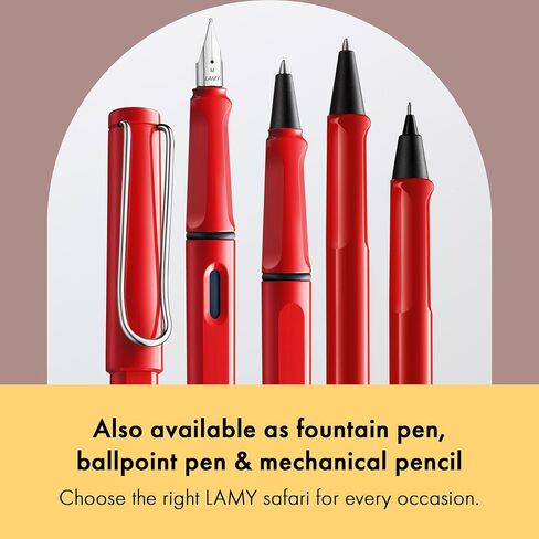 Lamy safari aquasky - Rollerball Pen with ergonomic grip & line width M - for pleasant long writing - made of robust ASA plastic - including rollerball refill M 63 in black in Saudi Arabia