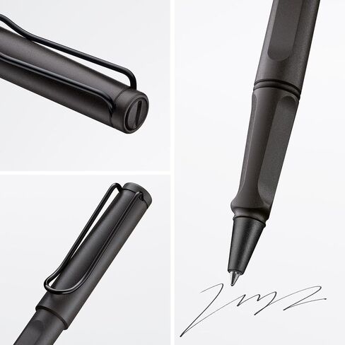 Lamy safari aquasky - Rollerball Pen with ergonomic grip & line width M - for pleasant long writing - made of robust ASA plastic - including rollerball refill M 63 in black in Saudi Arabia