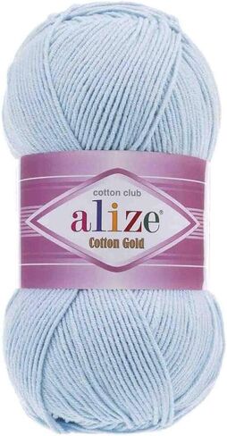 55% Cotton 45% Acrylic Alize Cotton Gold Yarn 1 Skein/Ball 100 gr 360 yds (83-Pumpkin) in Saudi Arabia