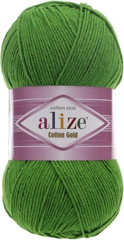 55% Cotton 45% Acrylic Alize Cotton Gold Yarn 1 Skein/Ball 100 gr 360 yds (83-Pumpkin) in Saudi Arabia