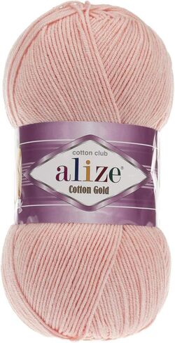55% Cotton 45% Acrylic Alize Cotton Gold Yarn 1 Skein/Ball 100 gr 360 yds (83-Pumpkin) in Saudi Arabia
