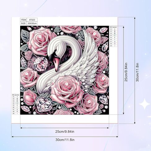 Tontut 5D Diamond Art Painting Kit, Pink Unicorn Animal Horse DIY Diamond Art Adult Set Mosaic Crafts, Suitable for Home, Office Wall Decoration, can be Packaged as Gifts for Friends in Kuwait