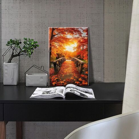 HeeBenor Framed Paint by Numbers Kit for Adults, Flowers Paint by Number with Easel, DIY Floral Acrylic Oil Painting Kit, Adult Paint by Number Kits Framed Canvas for Home Decor 8x12 Inch in Kuwait