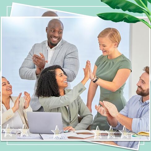 24 Pcs Employee Appreciation Awards for Coworker Acrylic Thank You Gifts Trophy Be Proud of The Work You Do Prizes for Colleague Retirement Farewell Motivational Gift (Pentagram) in Saudi Arabia